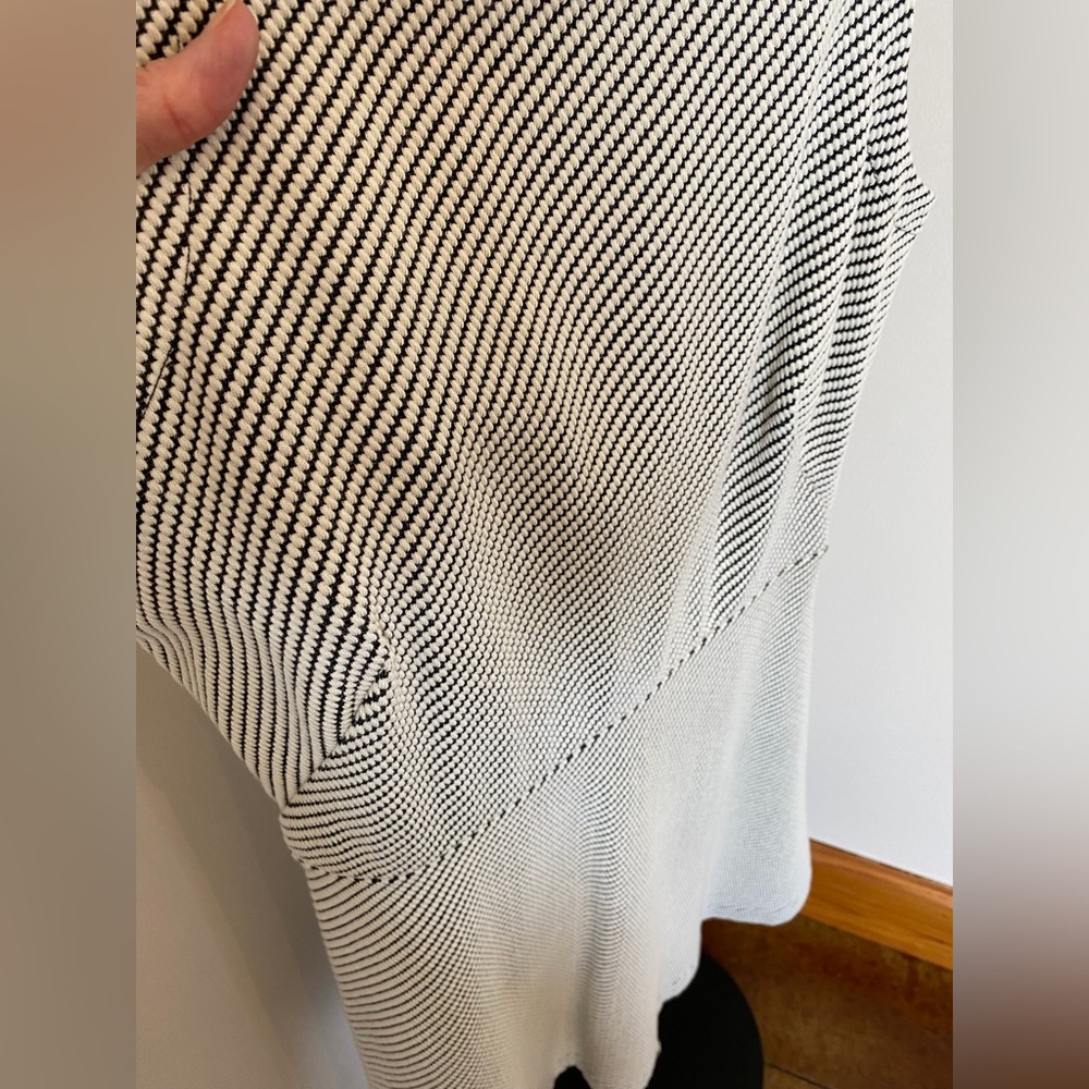 LOFT Sleeveless Knit A-line Dress 2P Cream - Picture 7 of 11